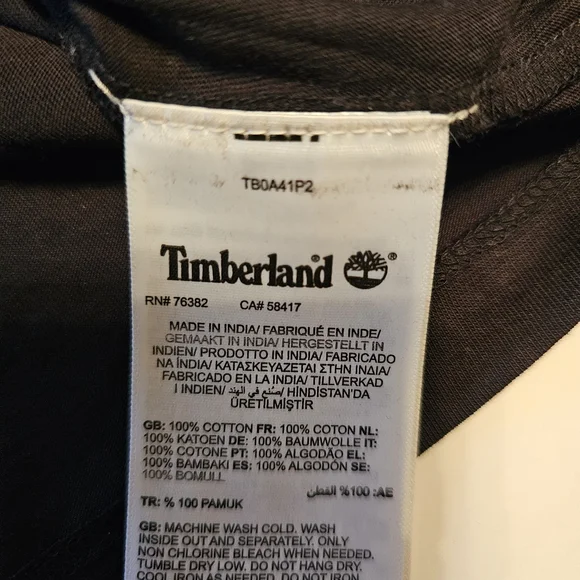 Timberland Black Long Sleeve Tee - Picture 6 of 7